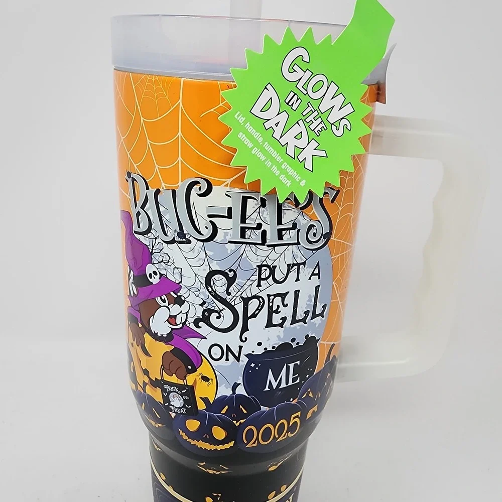 Buc-ees YOU PUT A SPELL ON ME 2025 Halloween GLOW IN DARK 40oz Yukon Tumbler NWT